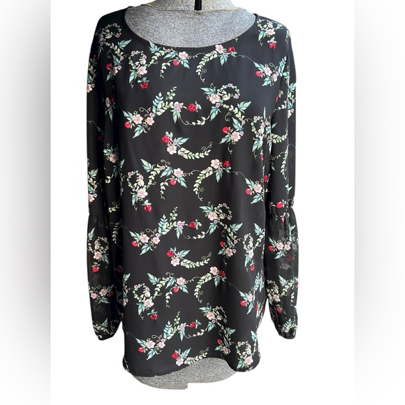 Disney Collection by LC Lauren Conrad Snow White Apples sequined blouse - Picture 3 of 7